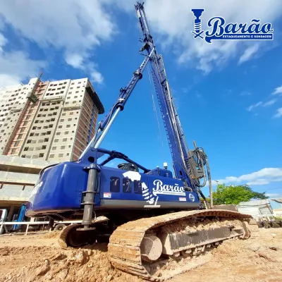 Estaca hélice contínua monitorada