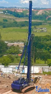 Estaca hélice de deslocamento monitorada