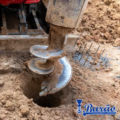 Estaqueamento de estaca escavada em jacareí