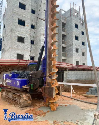Perfuração de fundação